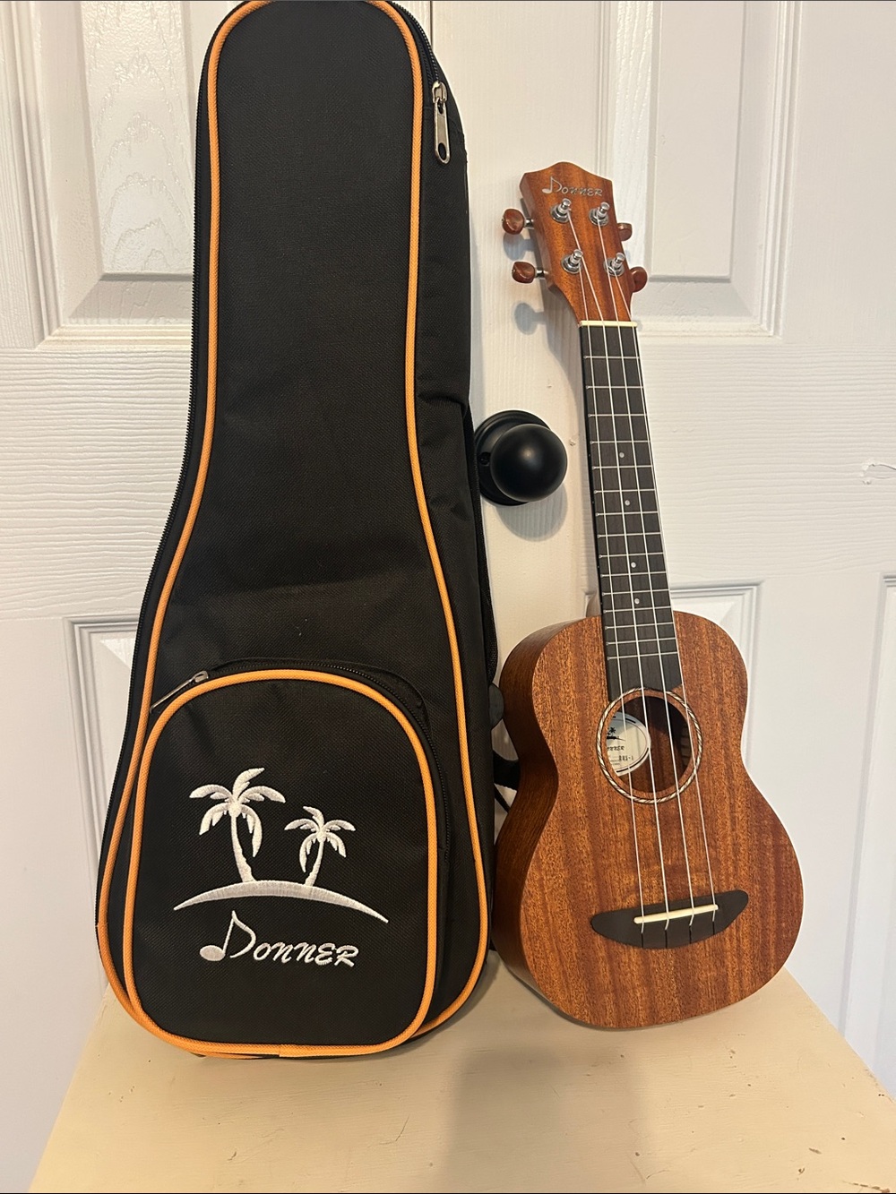 Ukulele sound hole label